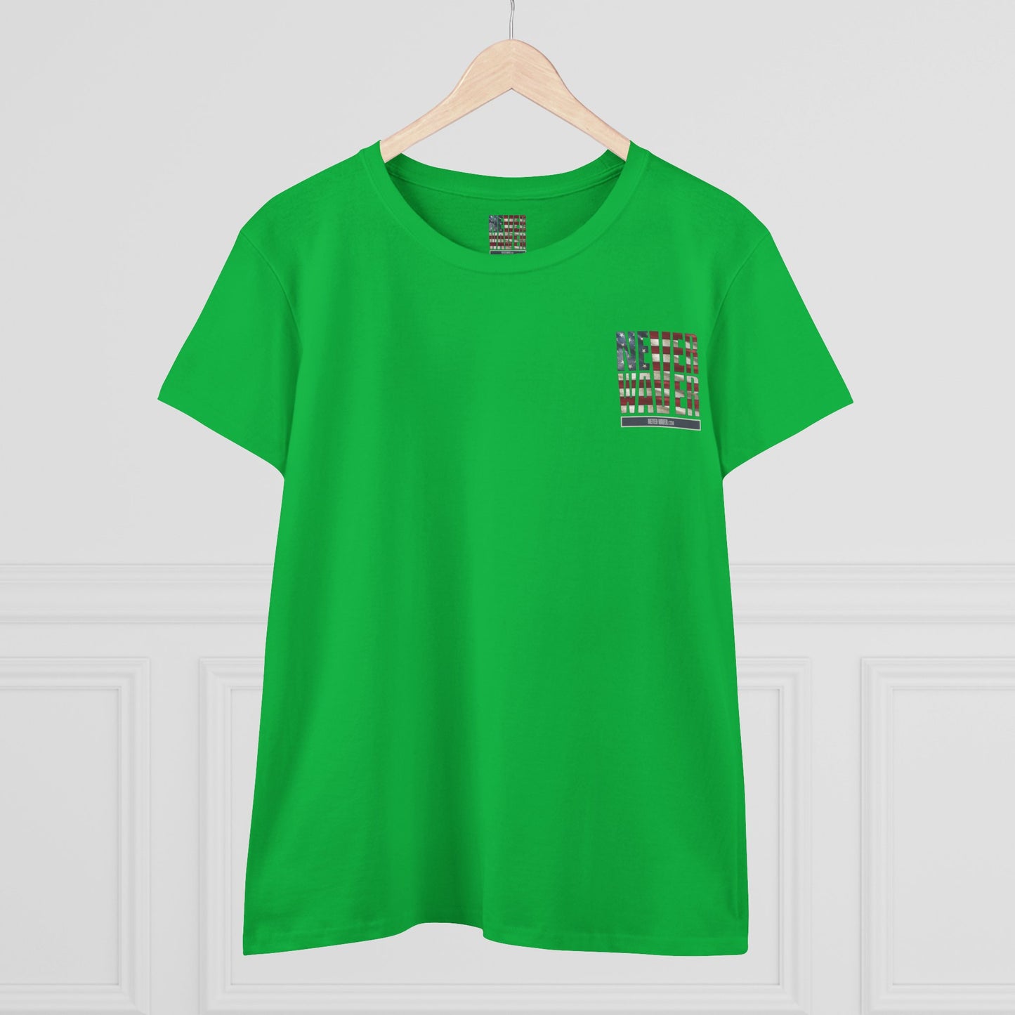 Never Waver Definition Women's Midweight Cotton Tee - Never Waver
