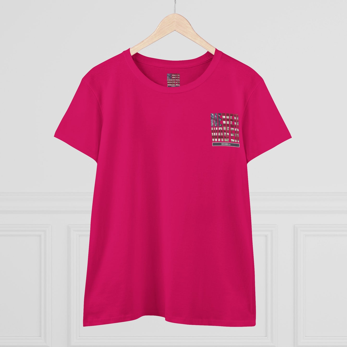 Never Waver Definition Women's Midweight Cotton Tee - Never Waver