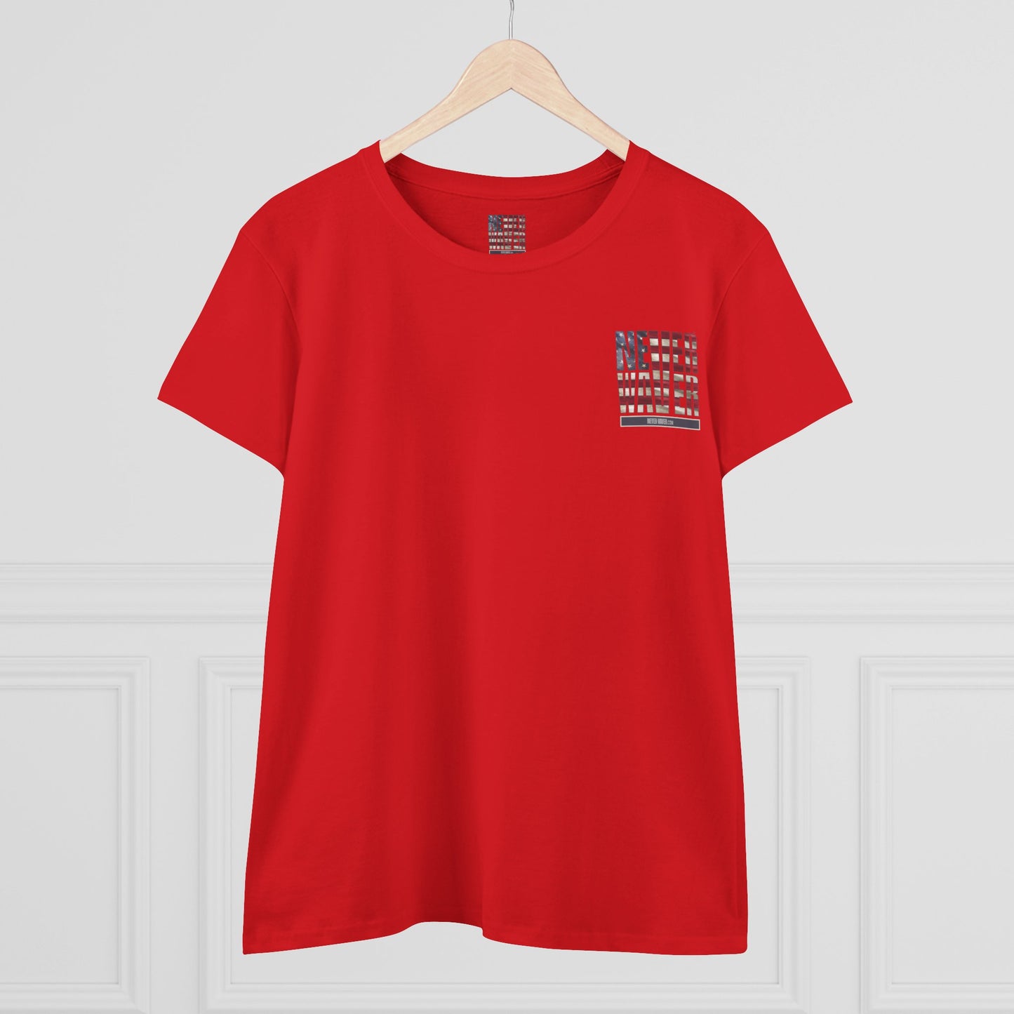 Never Waver Definition Women's Midweight Cotton Tee - Never Waver