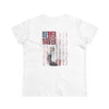 Never Waver Jesus Protecting America And Trump Women's Midweight Cotton Tee - Never Waver