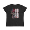 Never Waver Jesus Protecting America And Trump Women's Midweight Cotton Tee - Never Waver