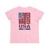 Never Waver USA Women's Midweight Cotton Tee - Never Waver