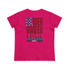 Never Waver USA Women's Midweight Cotton Tee - Never Waver