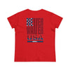 Never Waver USA Women's Midweight Cotton Tee - Never Waver