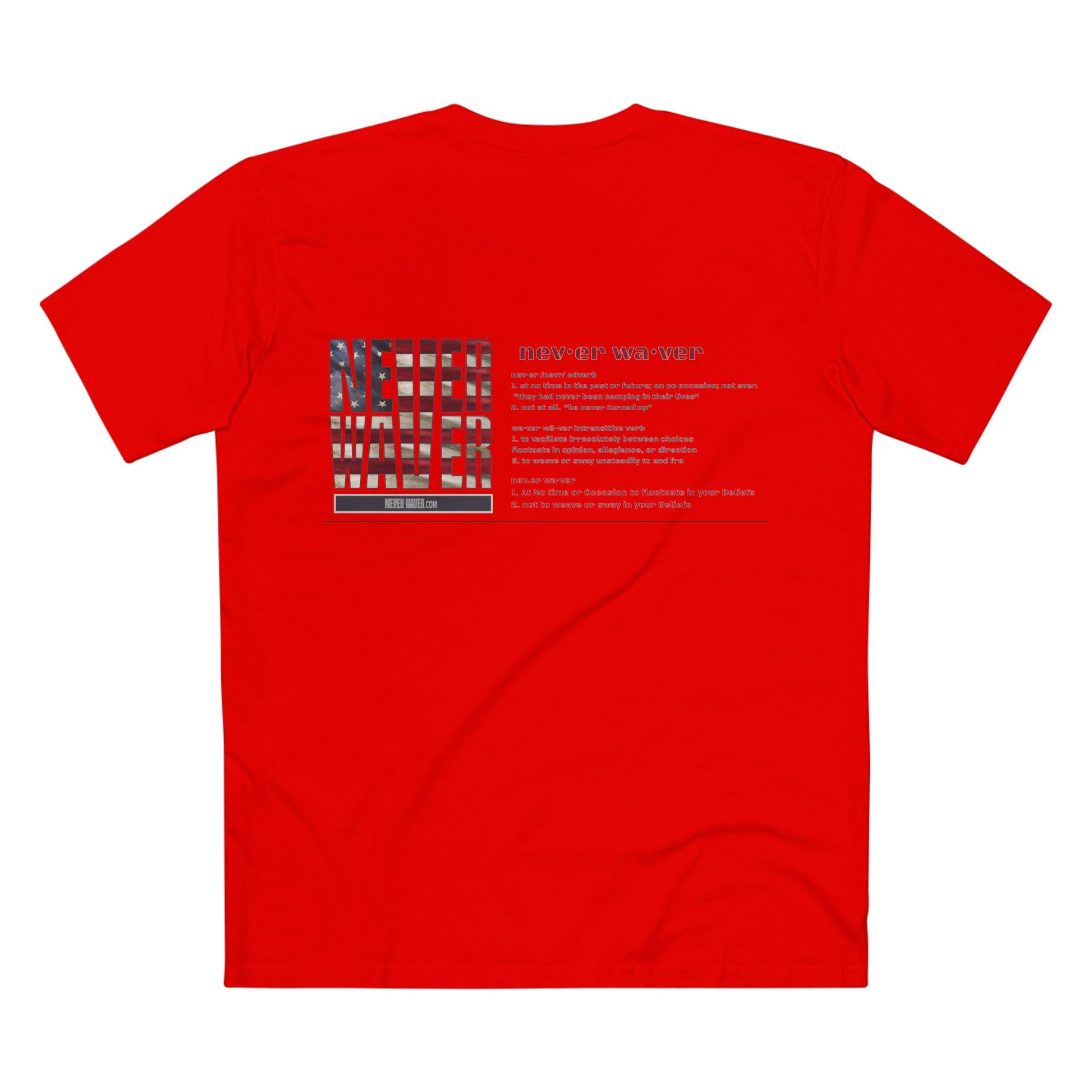 Never Waver Definition Men's Staple Tee - Never Waver
