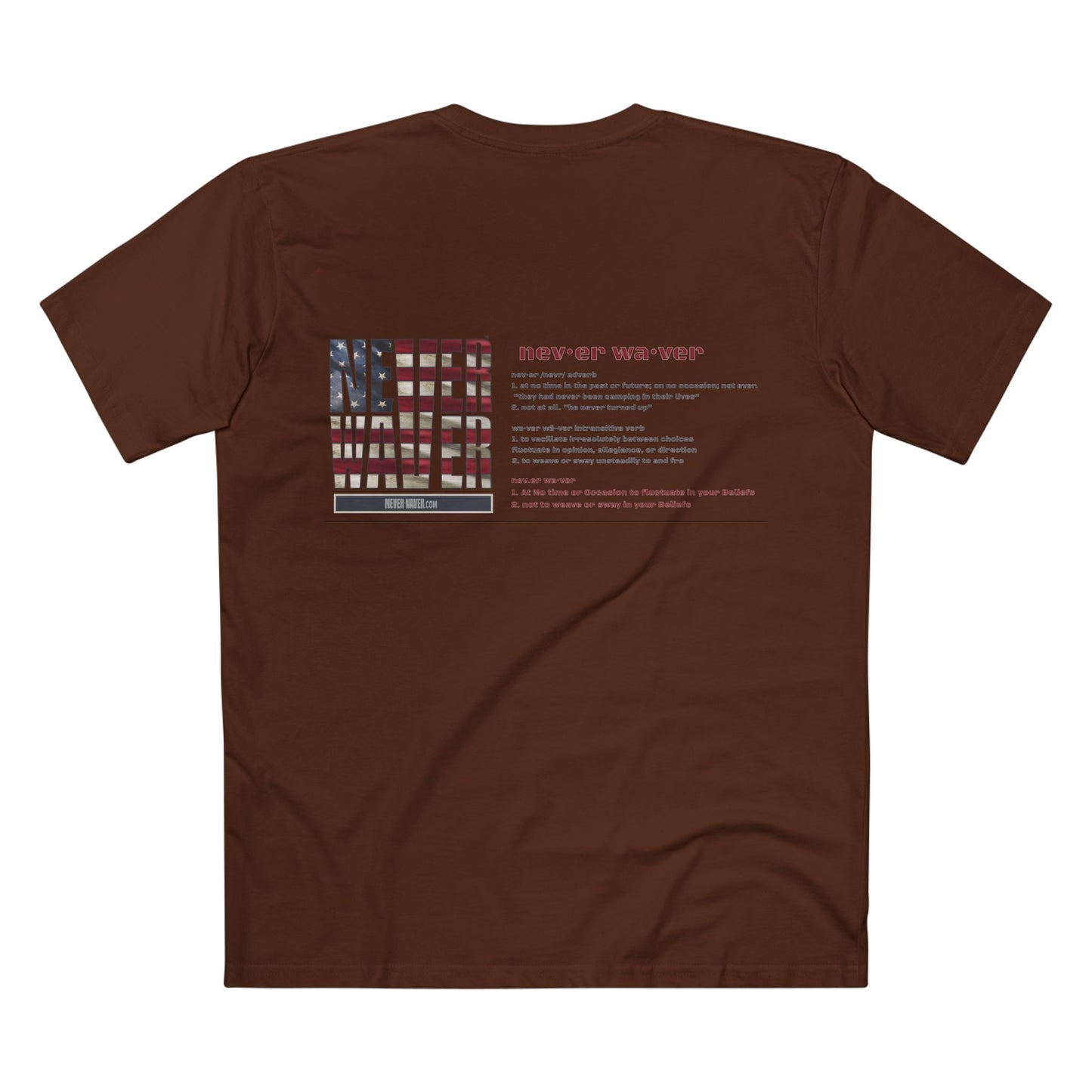 Never Waver Definition Men's Staple Tee - Never Waver
