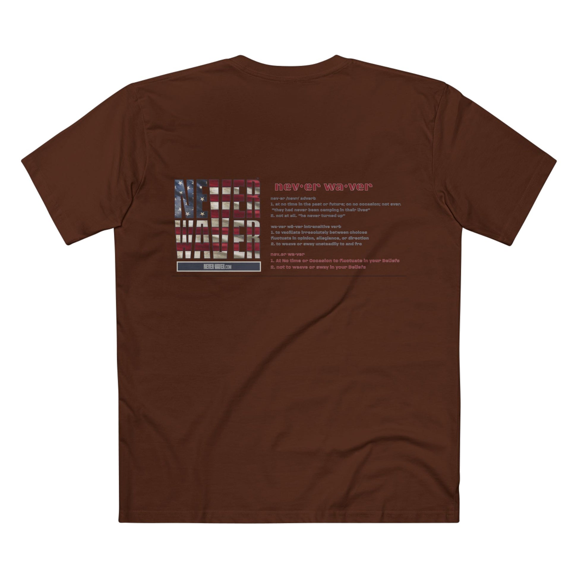 Never Waver Definition Men's Staple Tee - Never Waver