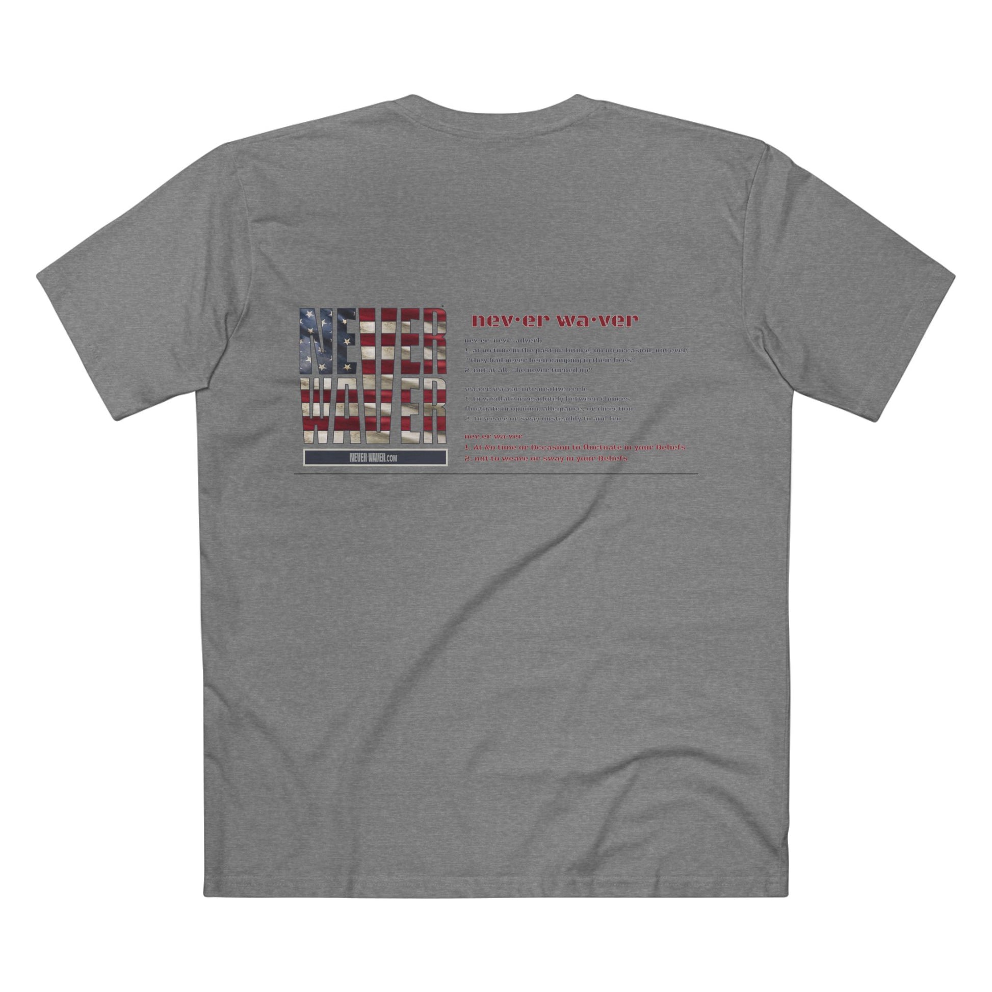 Never Waver Definition Men's Staple Tee - Never Waver
