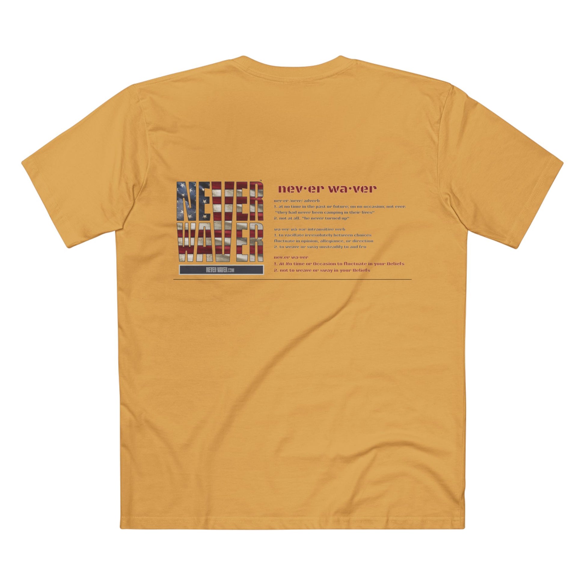 Never Waver Definition Men's Staple Tee - Never Waver