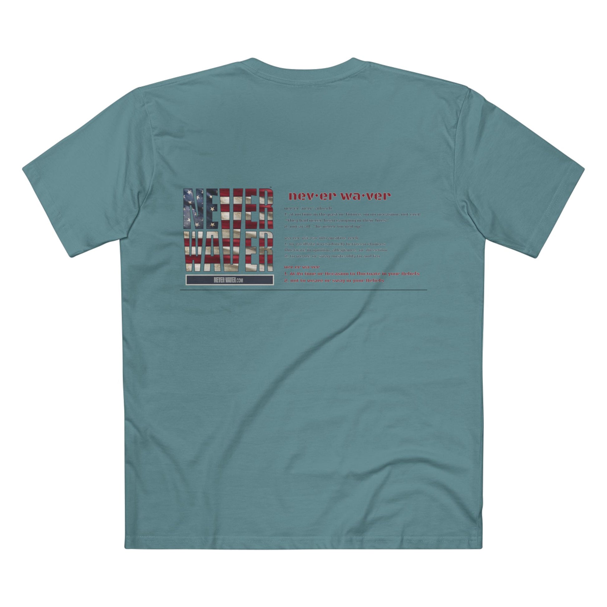 Never Waver Definition Men's Staple Tee - Never Waver