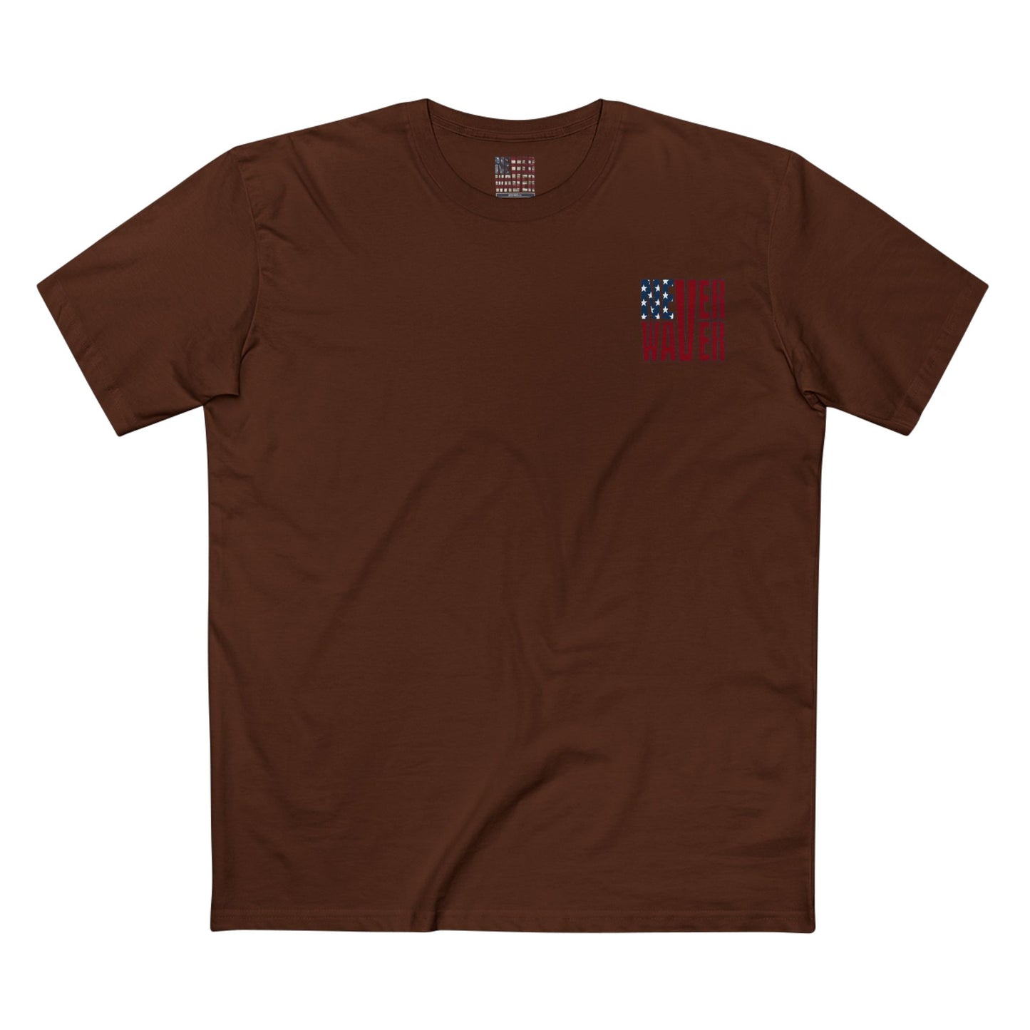 Never Waver Jesus Protecting America And Trump Men's Staple Tee - Never Waver