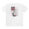 Never Waver Jesus Protecting America And Trump Men's Staple Tee - Never Waver