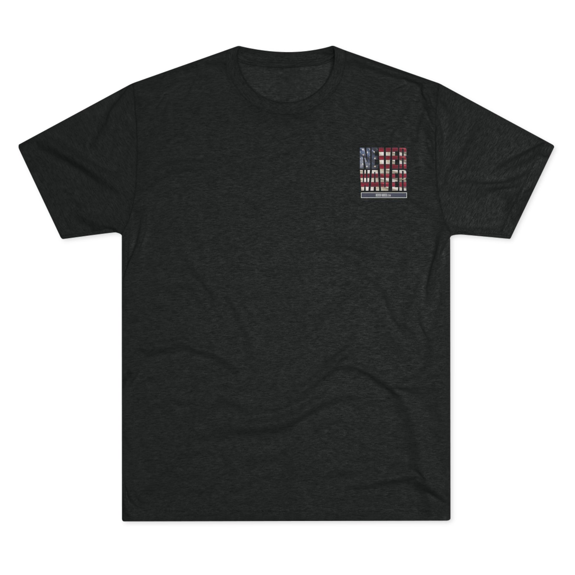 Respect Is Earned Never Waver It's Not Given Unisex Tri-Blend Crew Tee - Never Waver