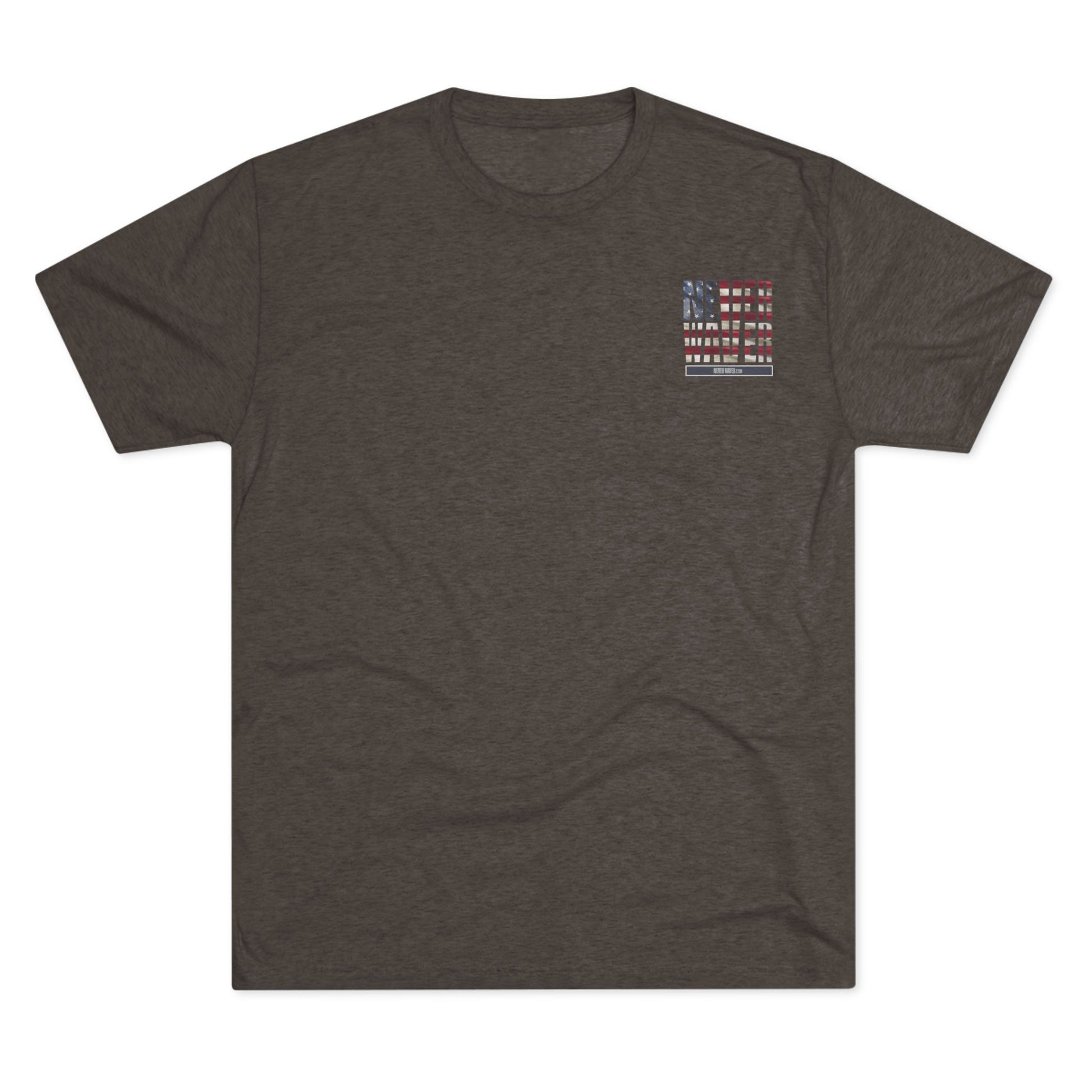 Respect Is Earned Never Waver It's Not Given Unisex Tri-Blend Crew Tee - Never Waver