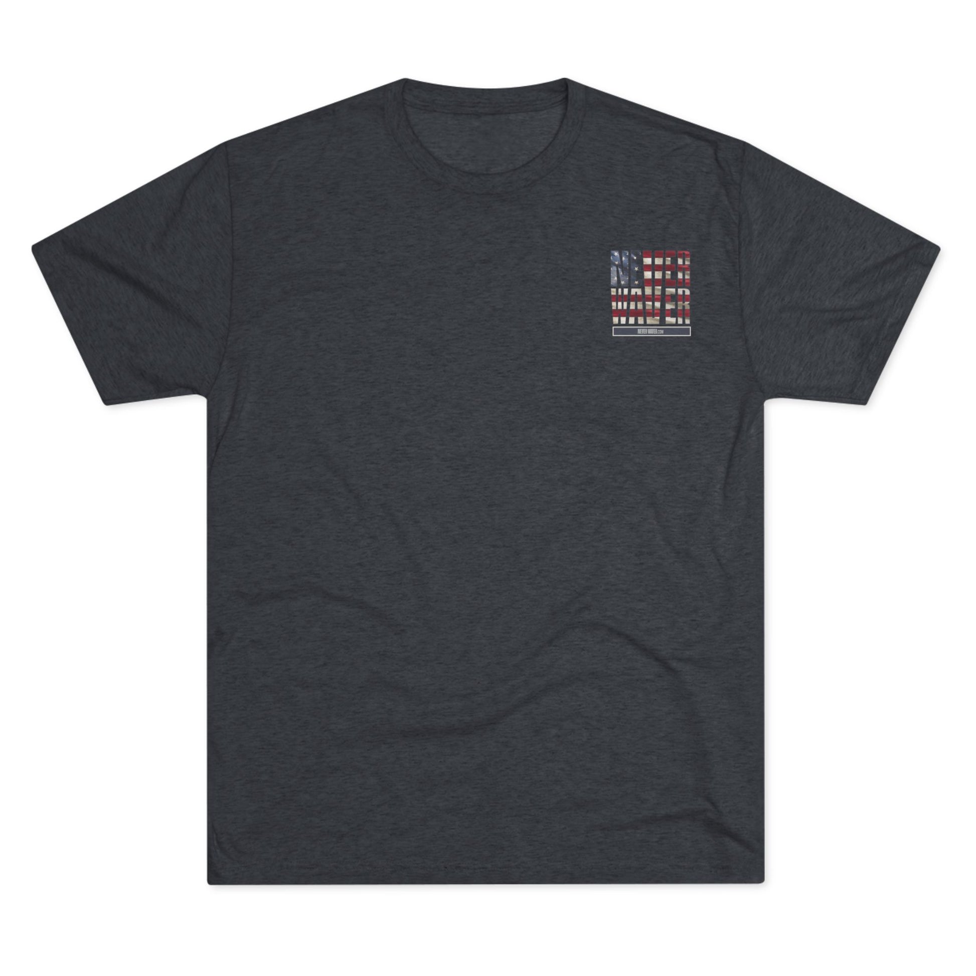 Respect Is Earned Never Waver It's Not Given Unisex Tri-Blend Crew Tee - Never Waver
