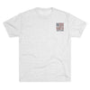 Respect Is Earned Never Waver It's Not Given Unisex Tri-Blend Crew Tee - Never Waver
