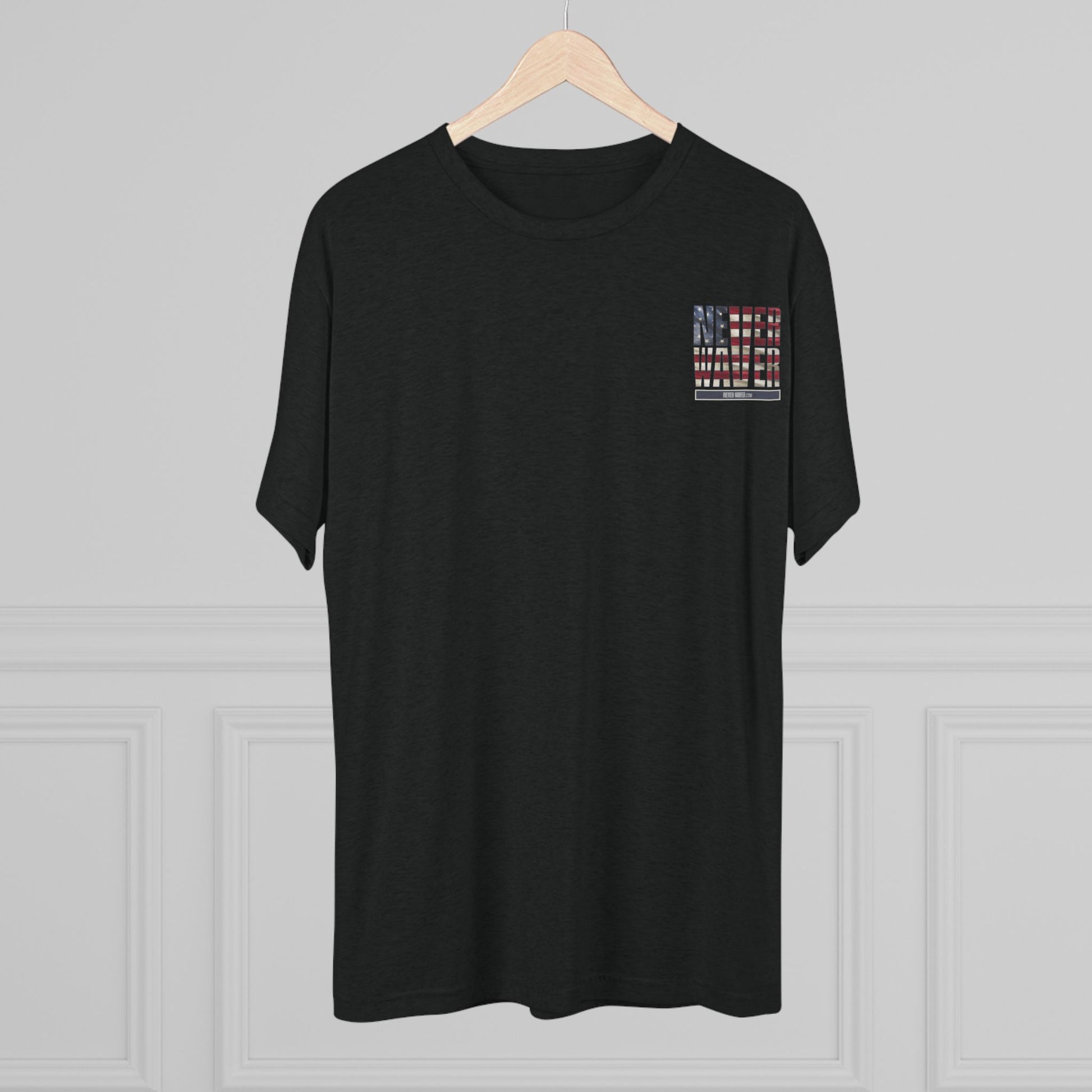 Respect Is Earned Never Waver It's Not Given Unisex Tri-Blend Crew Tee - Never Waver