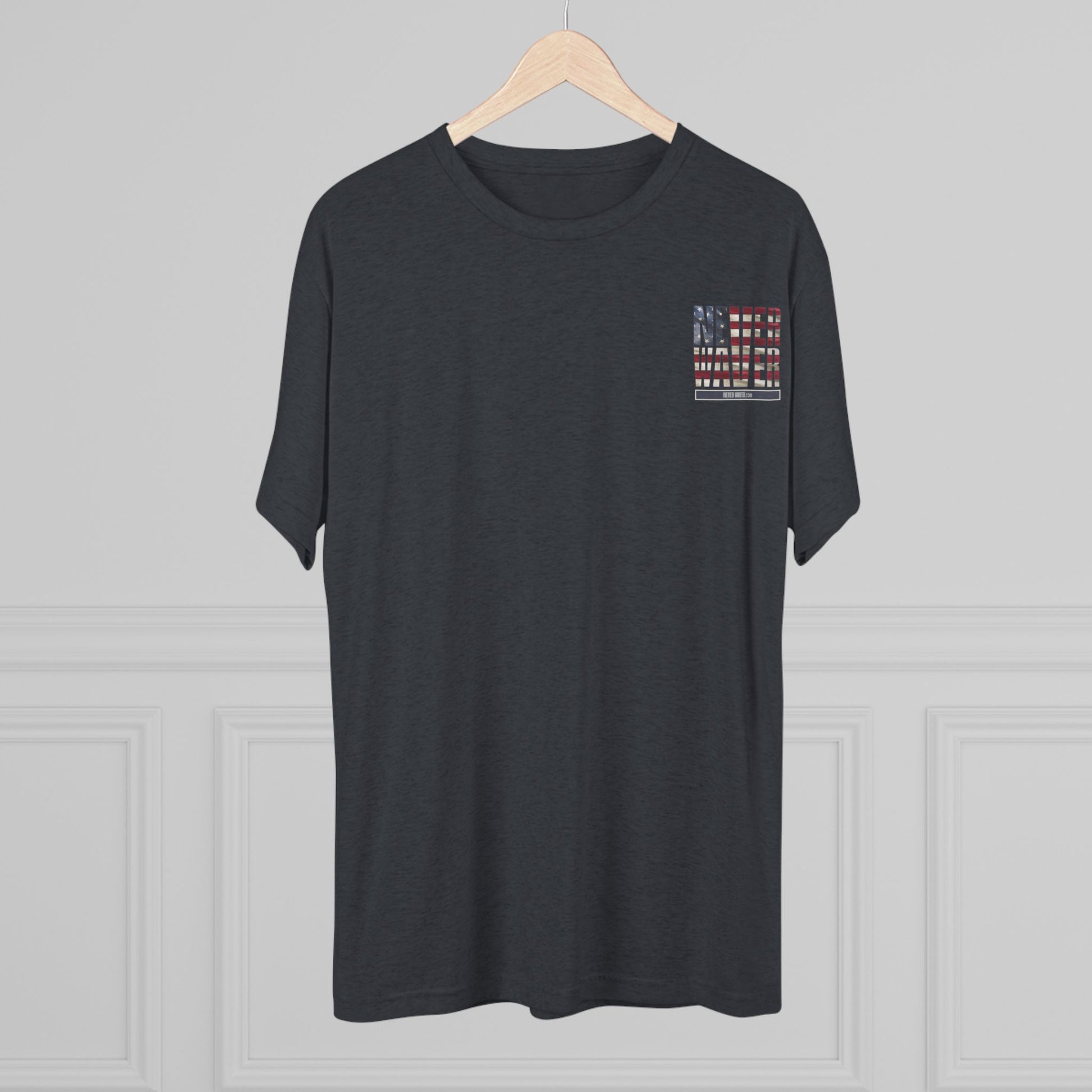 Respect Is Earned Never Waver It's Not Given Unisex Tri-Blend Crew Tee - Never Waver