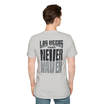 Las Vegas Fans Never Waver Unisex Softstyle T-Shirt - Never Waver