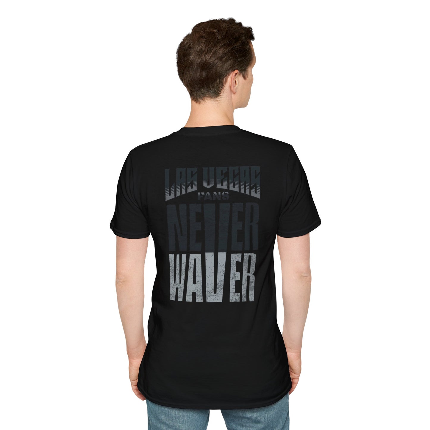 Las Vegas Fans Never Waver Unisex Softstyle T-Shirt - Never Waver