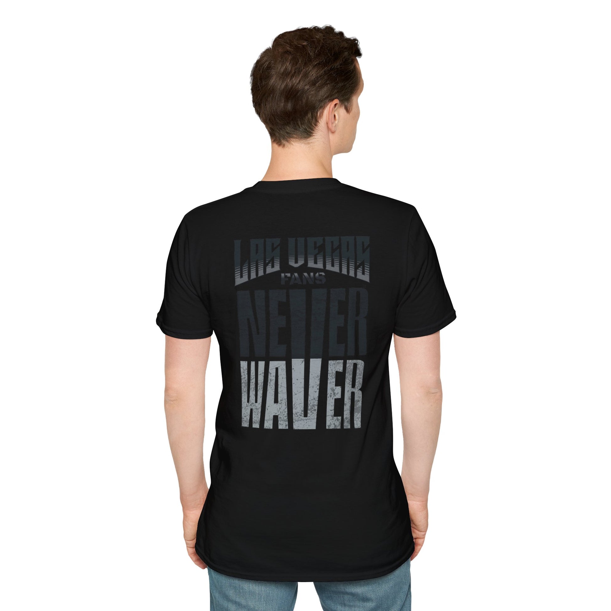 Las Vegas Fans Never Waver Unisex Softstyle T-Shirt - Never Waver