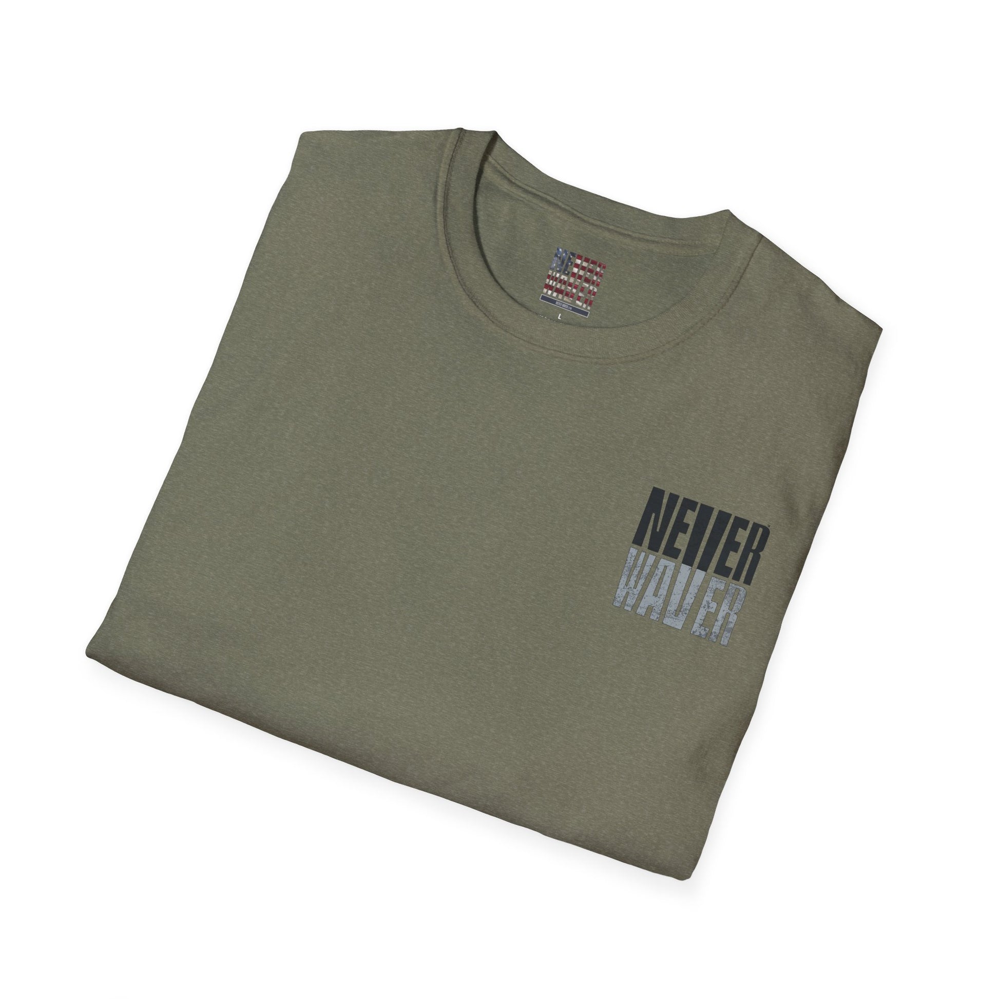 Las Vegas Fans Never Waver Unisex Softstyle T-Shirt - Never Waver