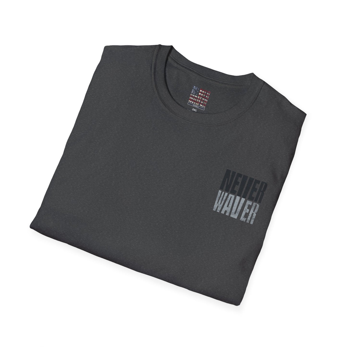 Las Vegas Fans Never Waver Unisex Softstyle T-Shirt - Never Waver