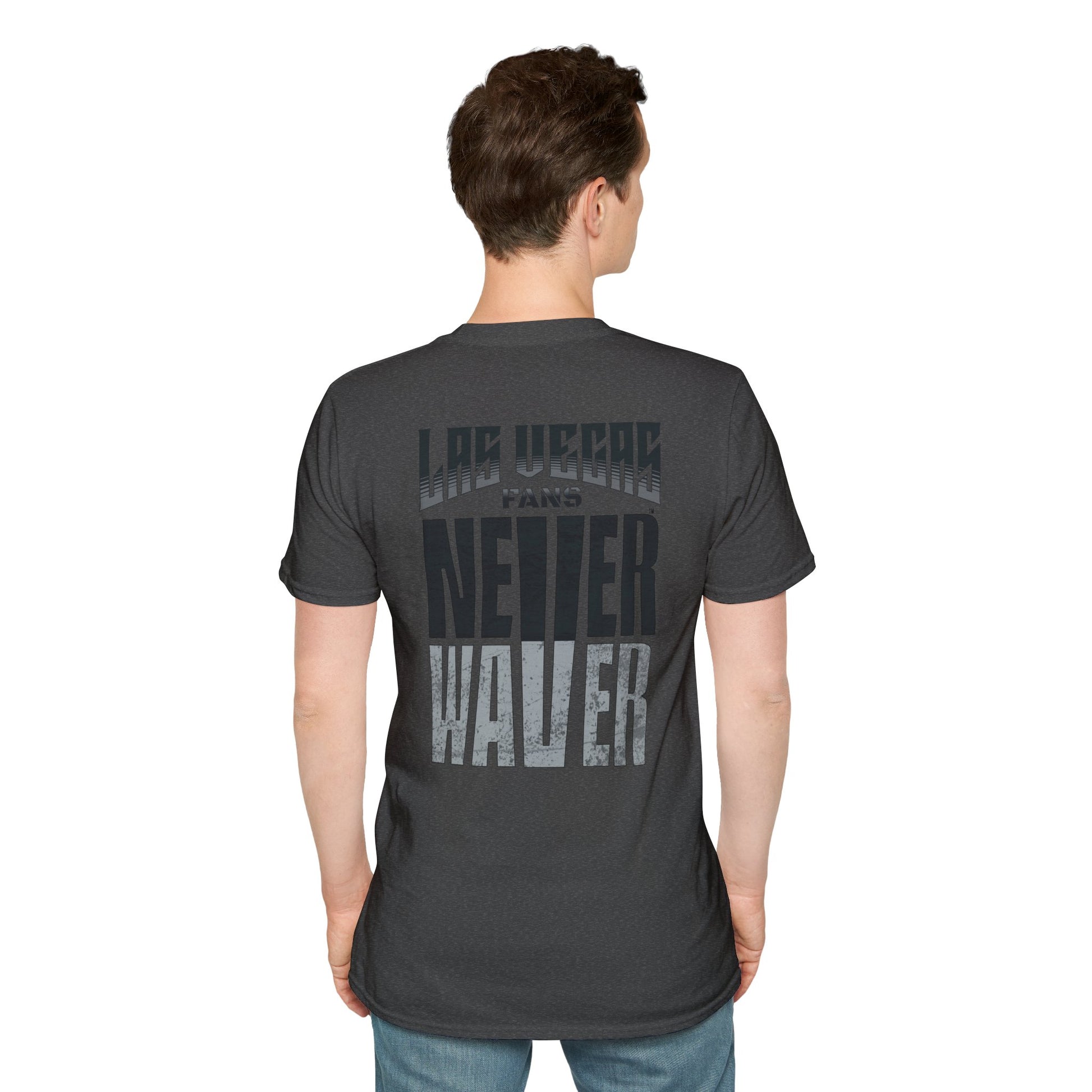Las Vegas Fans Never Waver Unisex Softstyle T-Shirt - Never Waver