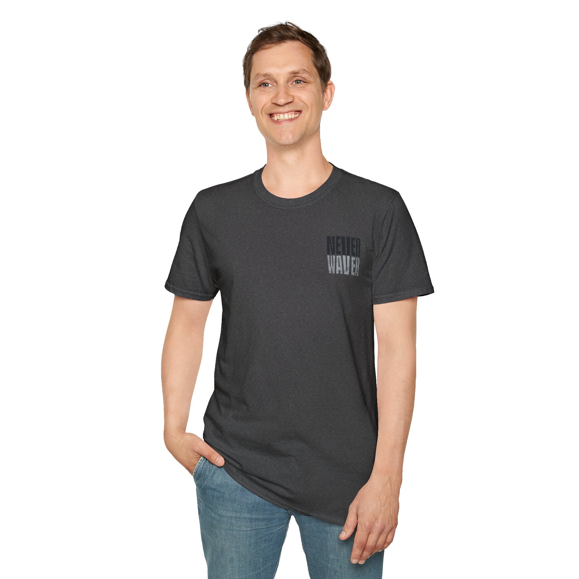 Las Vegas Fans Never Waver Unisex Softstyle T-Shirt - Never Waver