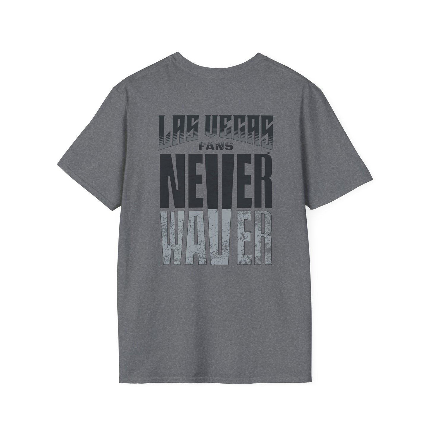 Las Vegas Fans Never Waver Unisex Softstyle T-Shirt - Never Waver
