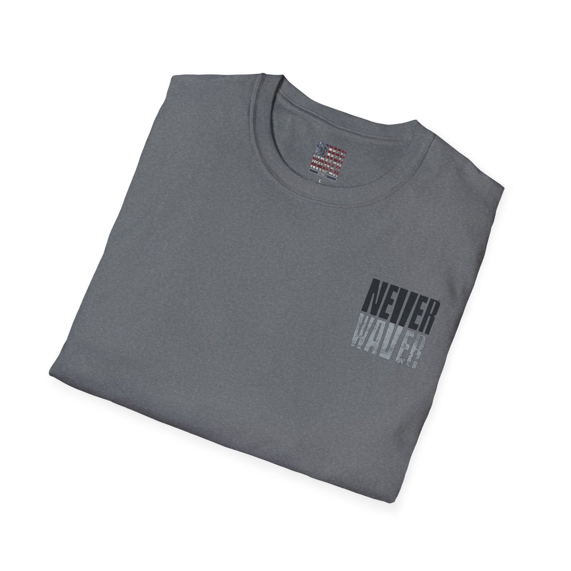 Las Vegas Fans Never Waver Unisex Softstyle T-Shirt - Never Waver