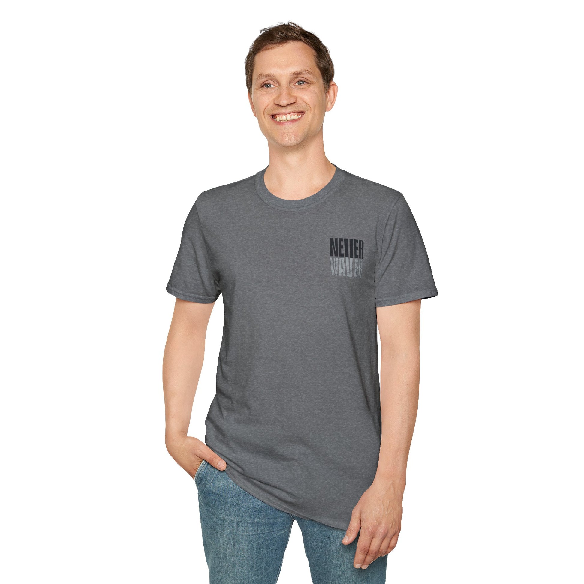 Las Vegas Fans Never Waver Unisex Softstyle T-Shirt - Never Waver