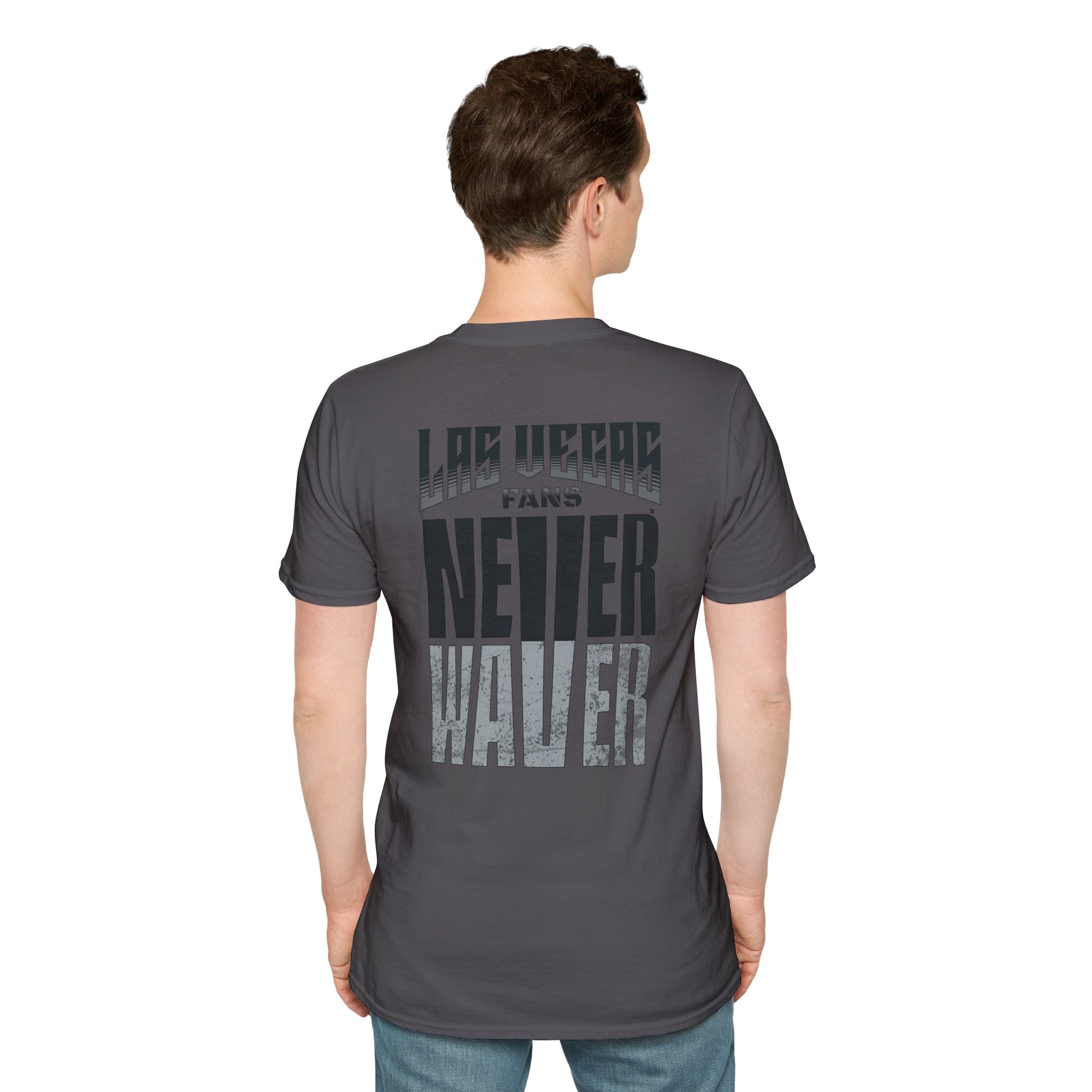 Las Vegas Fans Never Waver Unisex Softstyle T-Shirt - Never Waver
