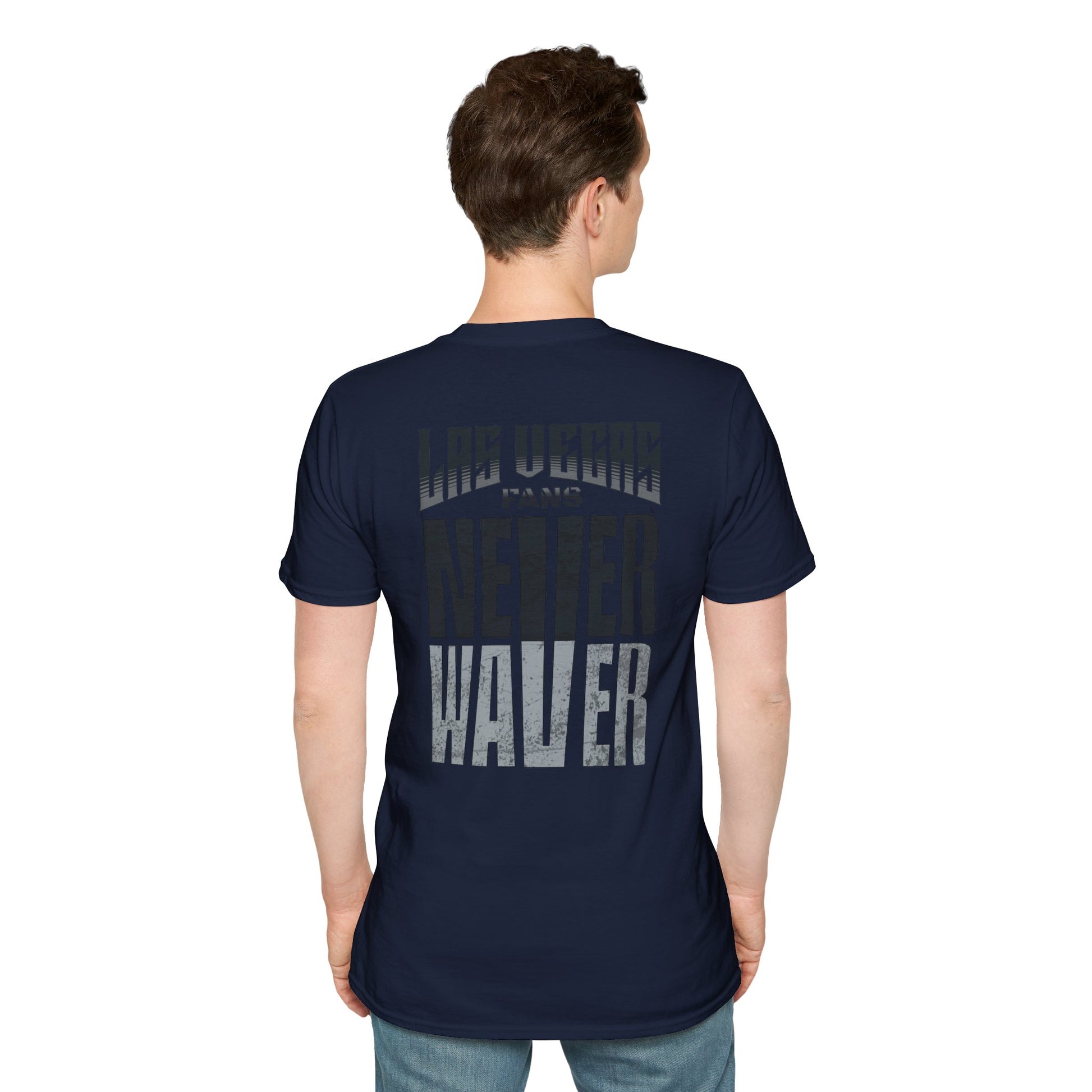 Las Vegas Fans Never Waver Unisex Softstyle T-Shirt - Never Waver