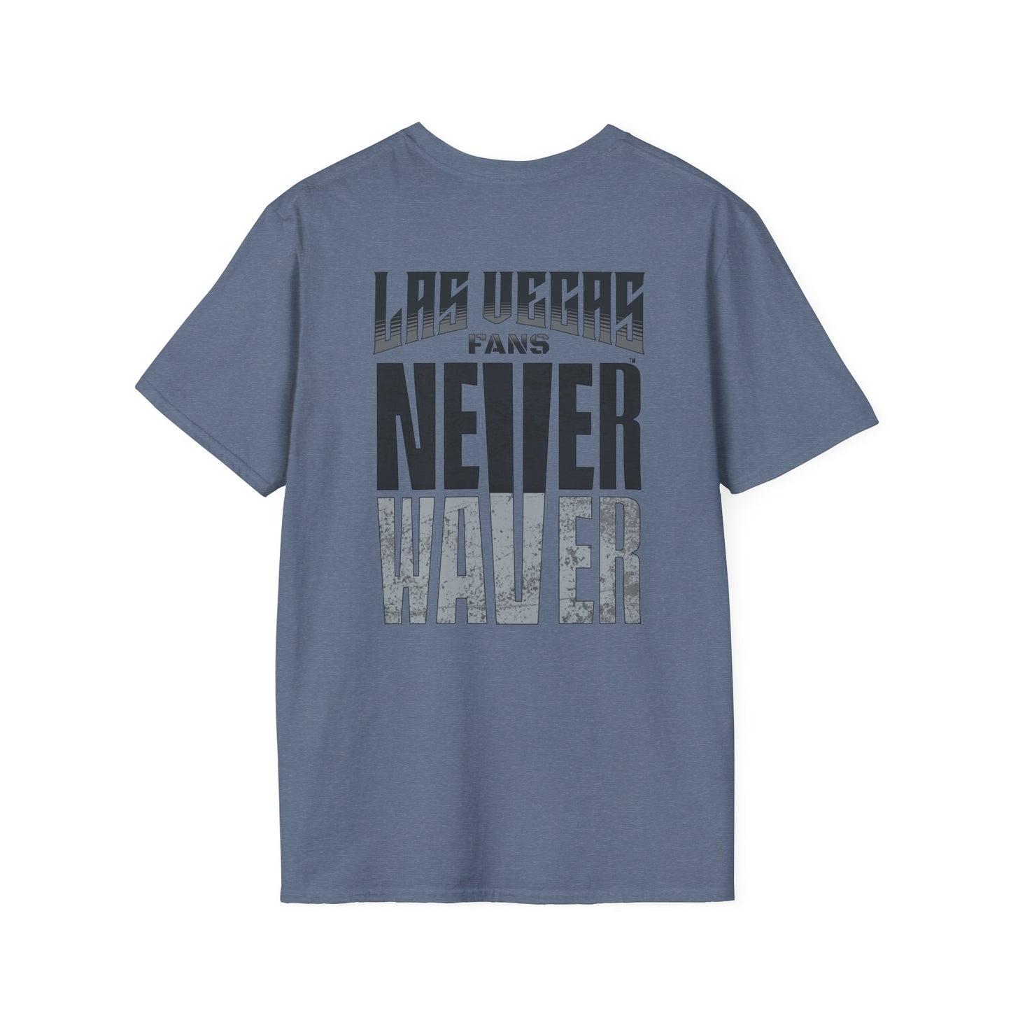 Las Vegas Fans Never Waver Unisex Softstyle T-Shirt - Never Waver