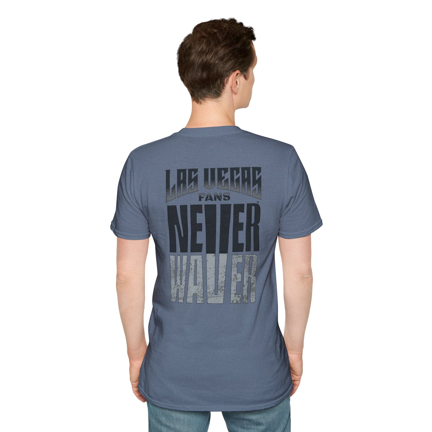 Las Vegas Fans Never Waver Unisex Softstyle T-Shirt - Never Waver