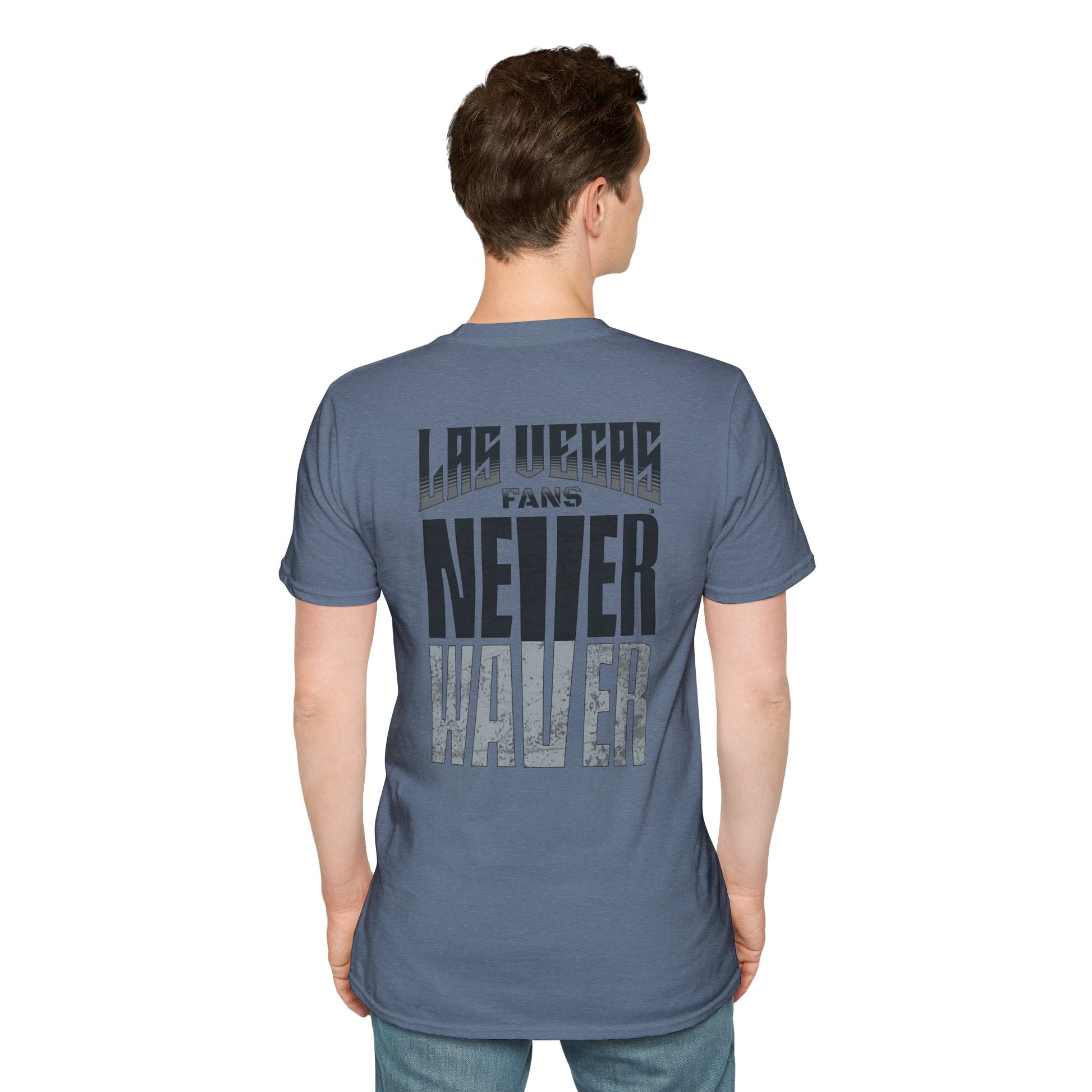 Las Vegas Fans Never Waver Unisex Softstyle T-Shirt - Never Waver