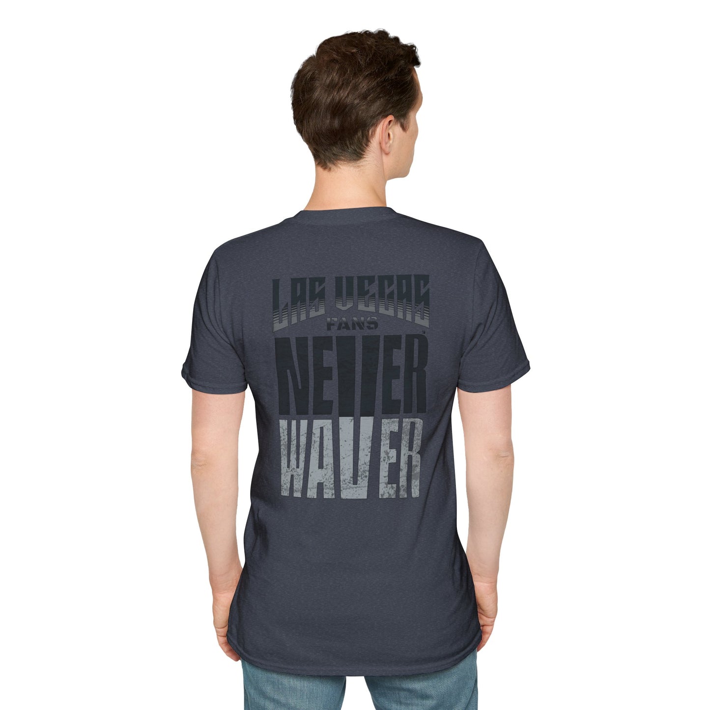 Las Vegas Fans Never Waver Unisex Softstyle T-Shirt - Never Waver