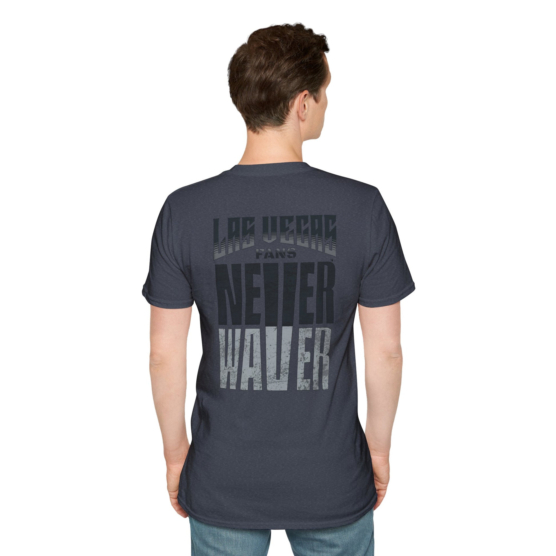 Las Vegas Fans Never Waver Unisex Softstyle T-Shirt - Never Waver