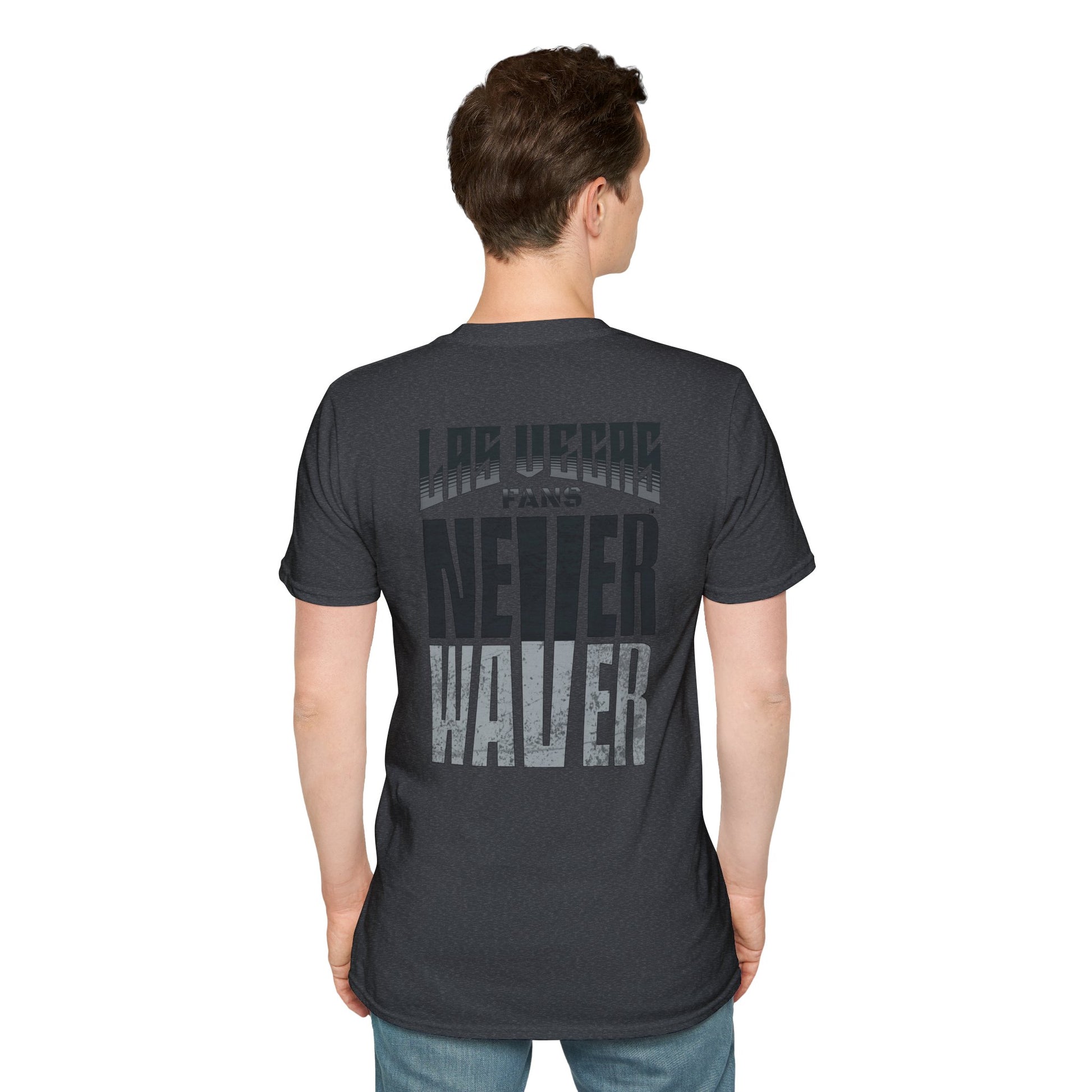 Las Vegas Fans Never Waver Unisex Softstyle T-Shirt - Never Waver