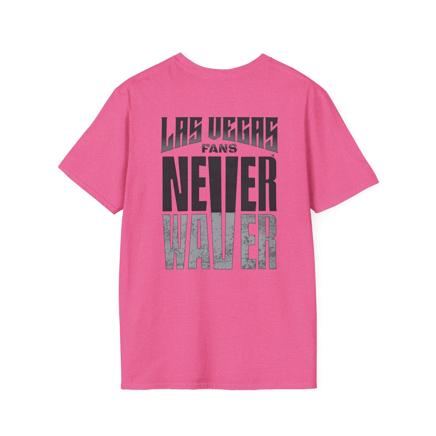 Las Vegas Fans Never Waver Unisex Softstyle T-Shirt - Never Waver