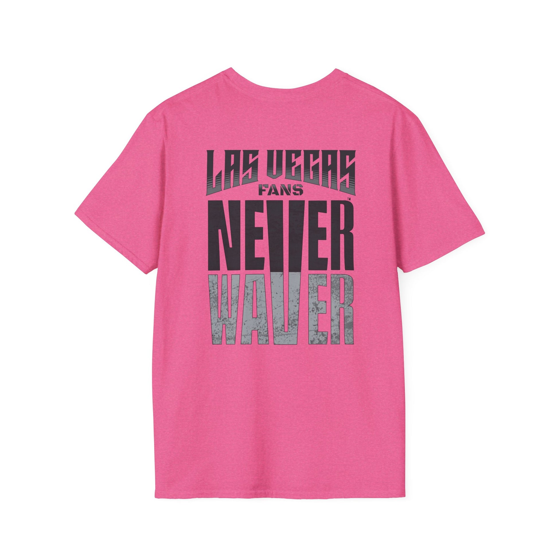 Las Vegas Fans Never Waver Unisex Softstyle T-Shirt - Never Waver