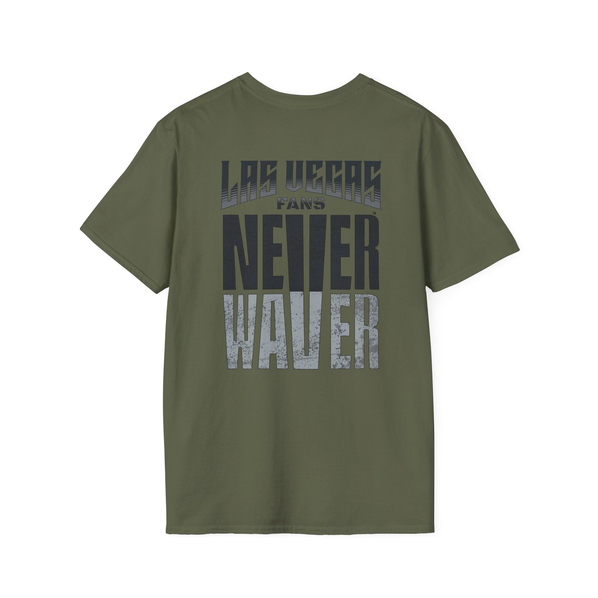 Las Vegas Fans Never Waver Unisex Softstyle T-Shirt - Never Waver