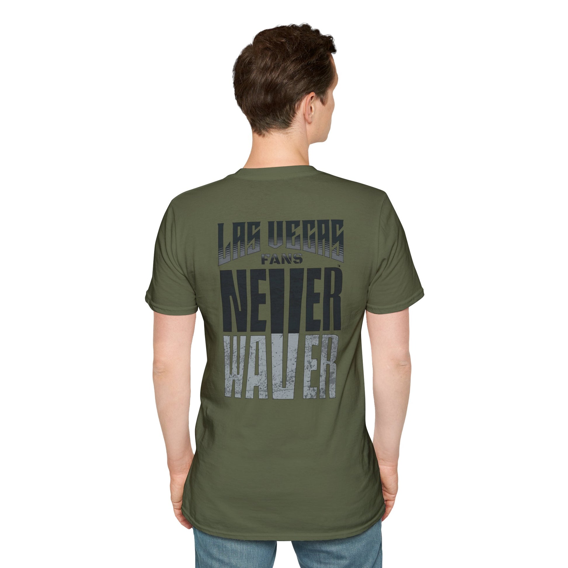 Las Vegas Fans Never Waver Unisex Softstyle T-Shirt - Never Waver