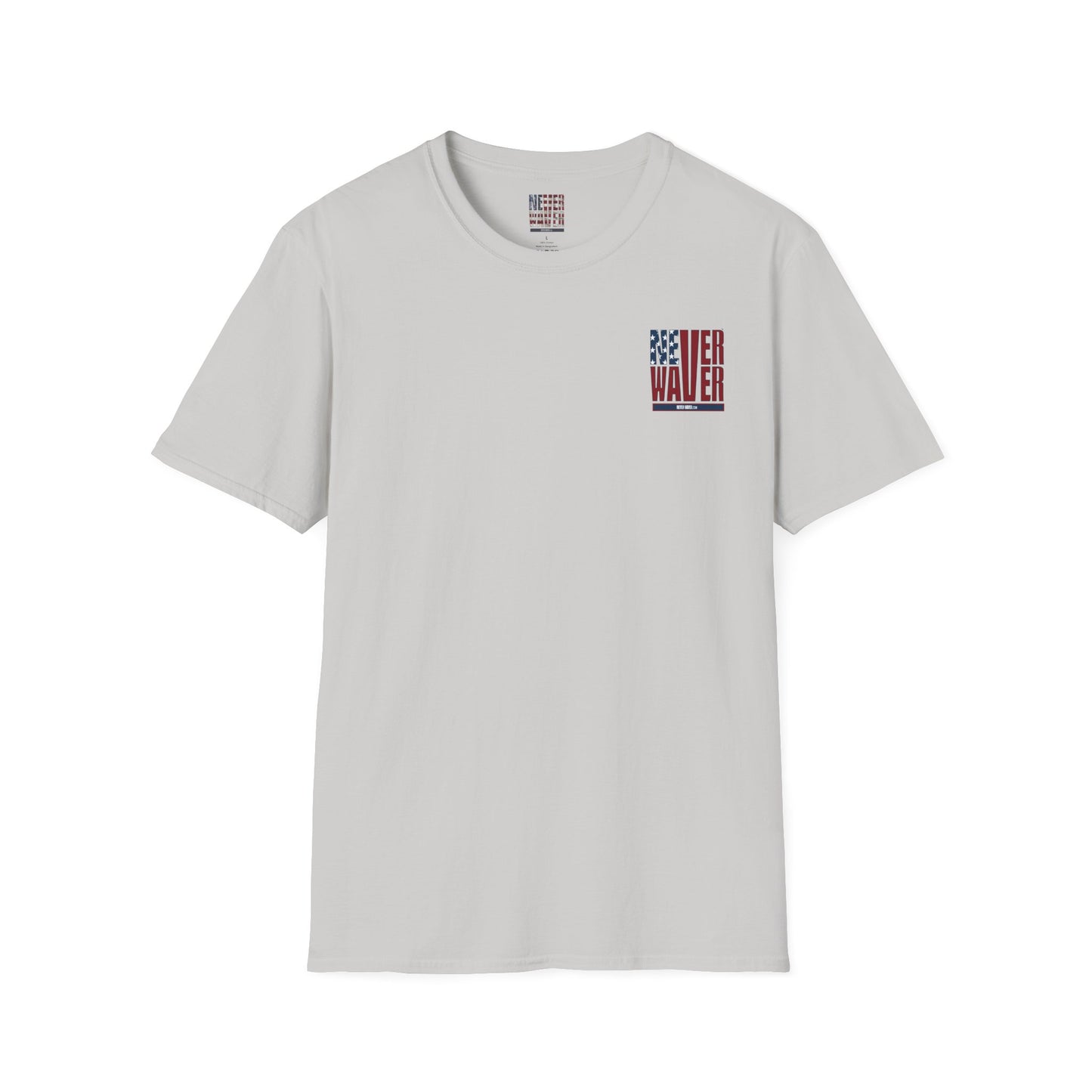 Never Waver USA Unisex Softstyle T-Shirt - Never Waver