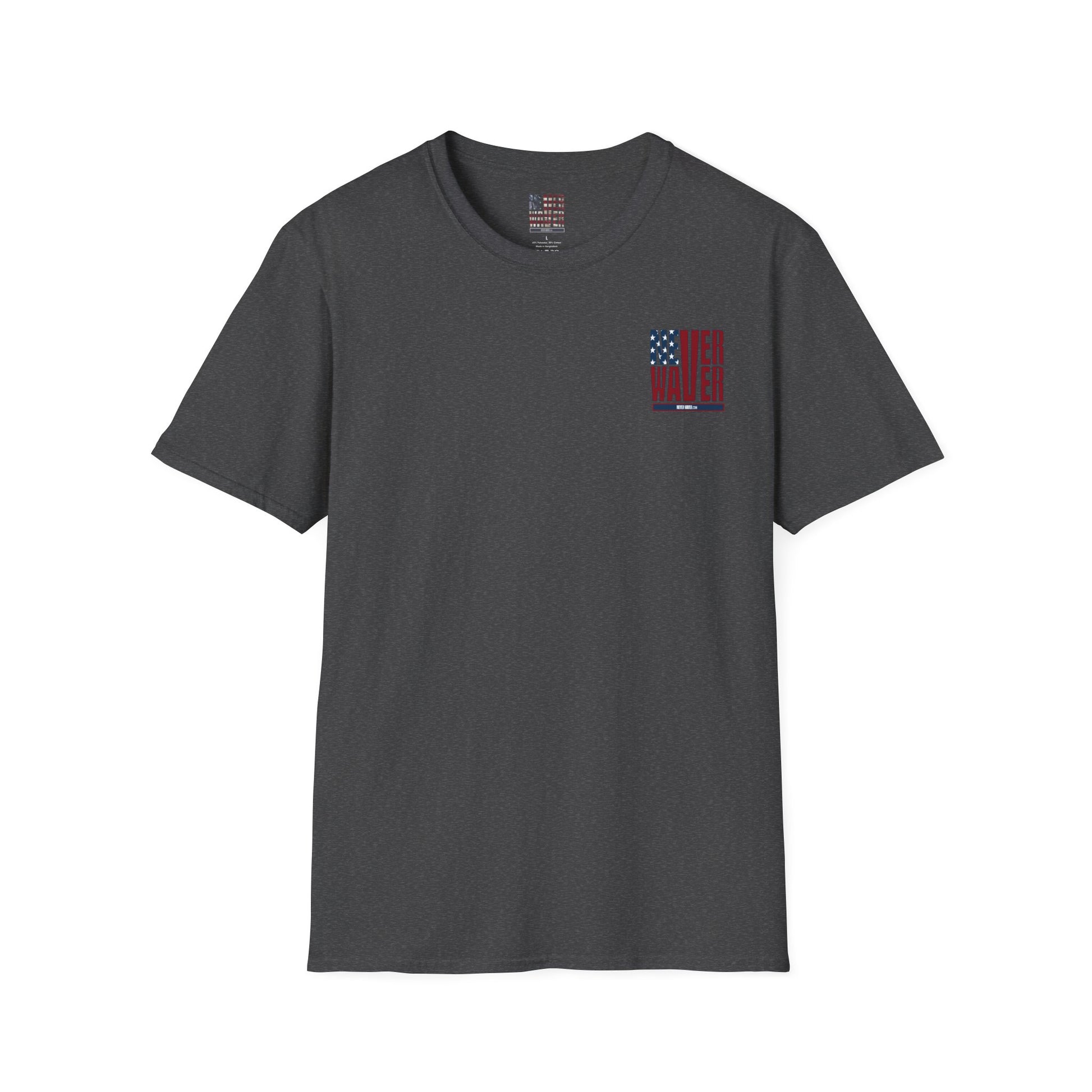 Never Waver USA Unisex Softstyle T-Shirt - Never Waver