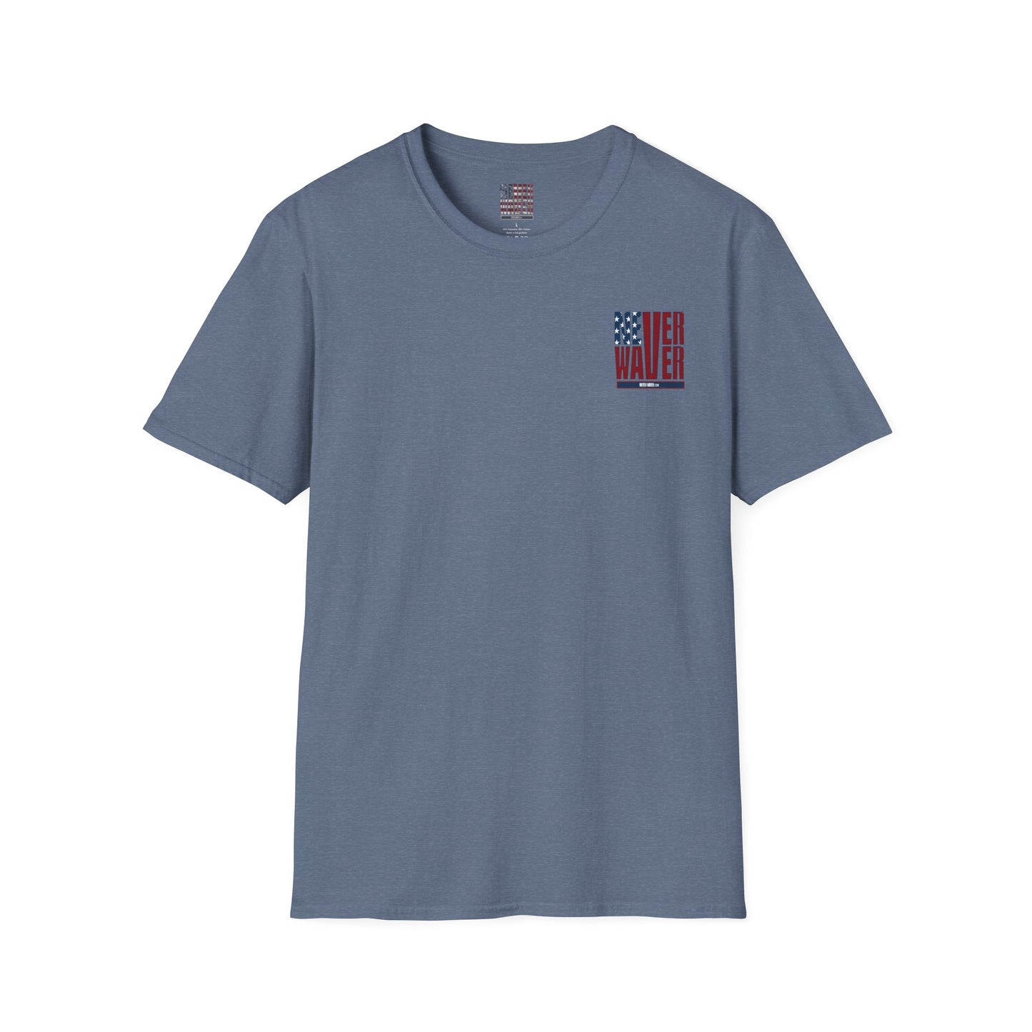 Never Waver USA Unisex Softstyle T-Shirt - Never Waver