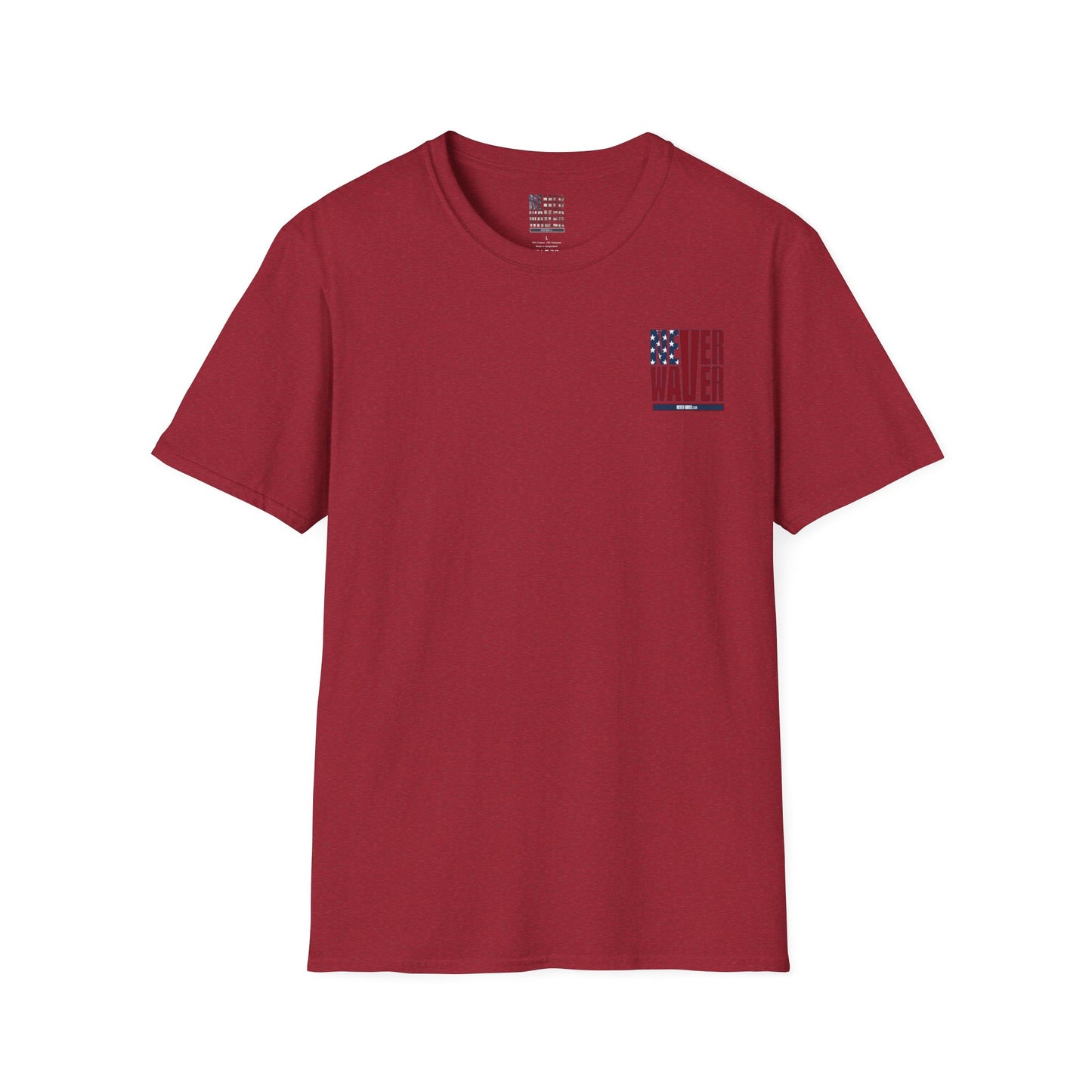 Never Waver USA Unisex Softstyle T-Shirt - Never Waver