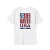 Never Waver USA Unisex Softstyle T-Shirt - Never Waver