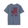 Never Waver USA Unisex Softstyle T-Shirt - Never Waver